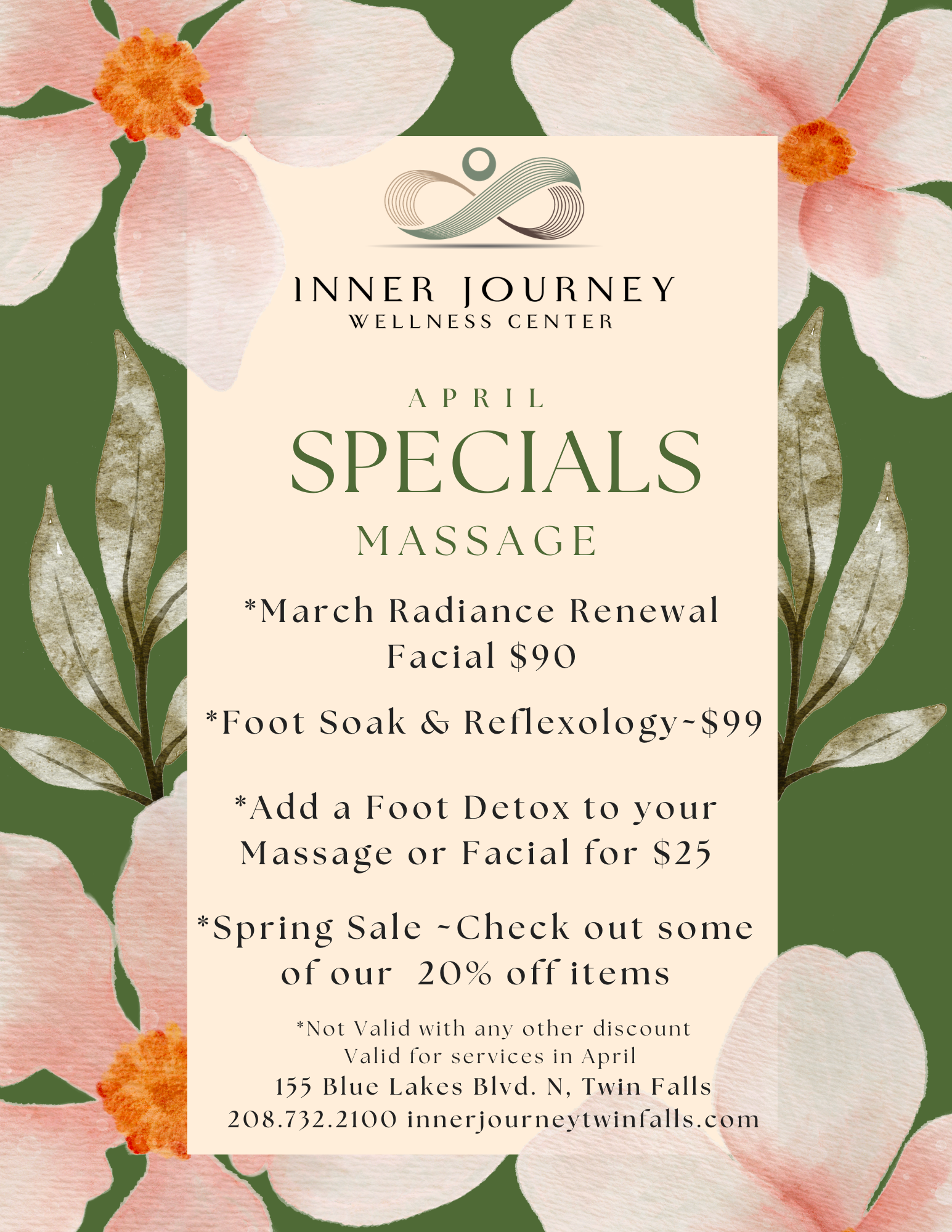 April 26 Specials