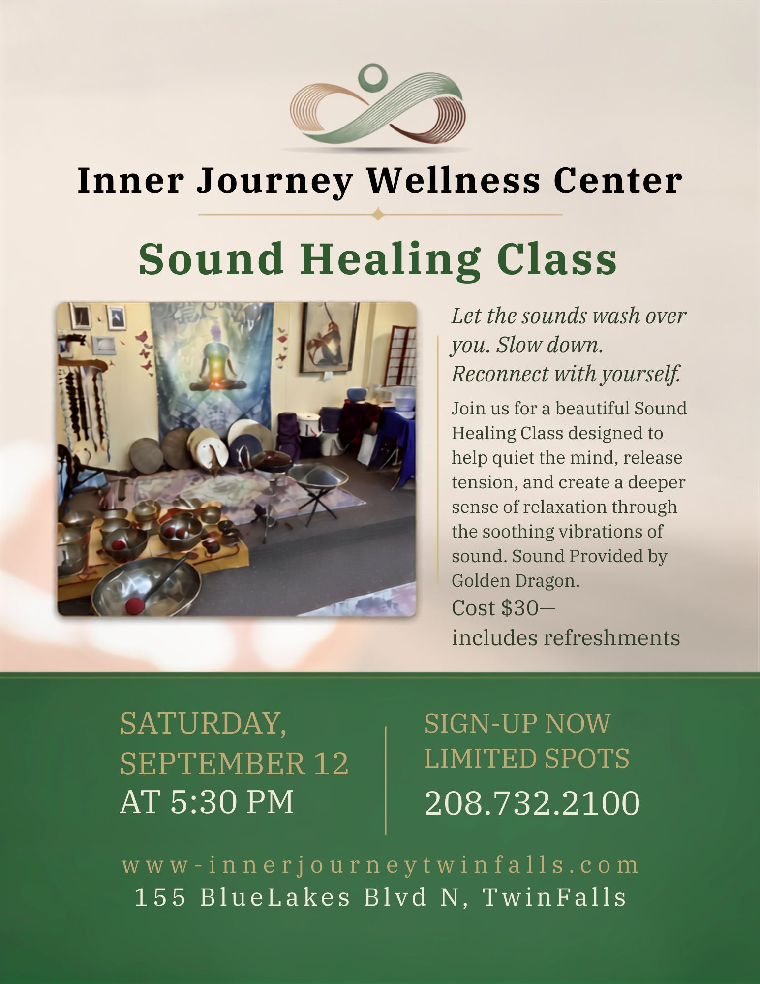 Sound Healing Flyer